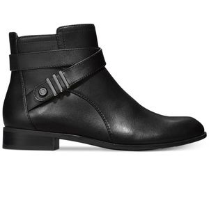 anne klein jaysie leather booties